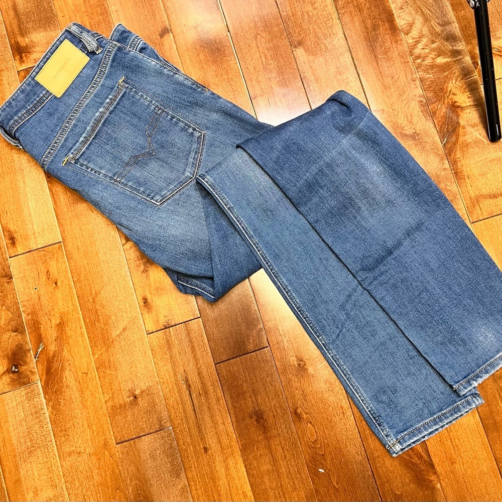 Men's Blue Straight Jeans